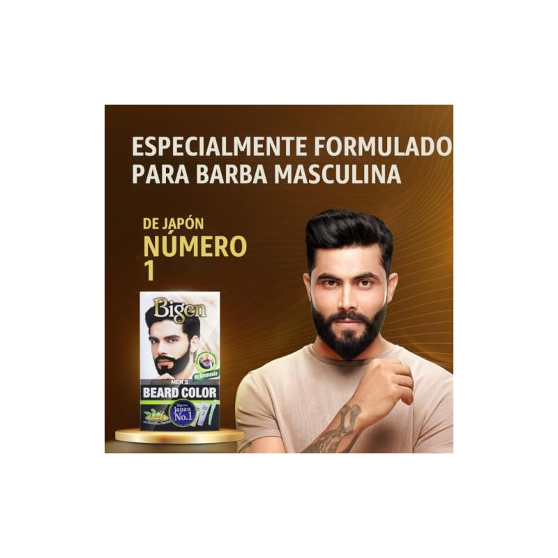 Bigen B103 Coloración para Barba y Bigote, Castaño Oscuro