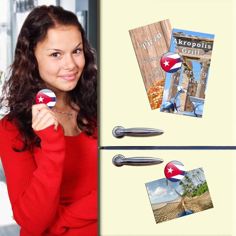 Cuba Flag Fridge Magnet Country Flags Travel Souvenir Cuba Fridge