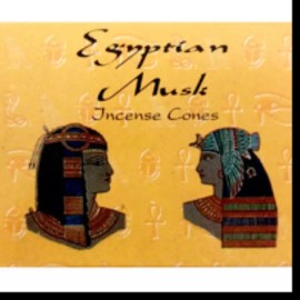 Kamini Aromatics Egyptian Musk, 20 Cones Bundle (Two Boxes), Kamini Incense From India
