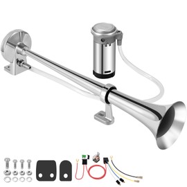 Train Horn for Truck 12v, 12 Volt Air Horn Super Loud Truck Air Horn with Compressor for Any Vehicles Train Car Ship Boat, Motorcycle Horn Loud Train Air Horn