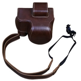 Rieibi Z30 Z50 Case - Vintage PU Leather Camera Case for Nikon Z30 Z50 DSLR Camera - Z30 Z50 Protective Case - Coffee