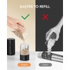 Sangcon Electric Salt And Pepper Grinder Set Rechargeable Shakers -