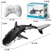 BLmukce 2.4GHz Remote Control Shark Toy for Pool, 1:18 Scale