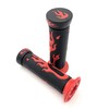 HTTMT XH4067-RED-22 ATV Watercrafts Flame Gel Style Grips Red Quad