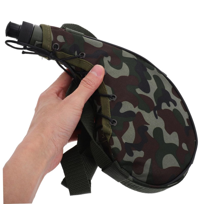 BESPORTBLE Camouflage Waist Water Bottle Pouch Portable Hydration Pack for