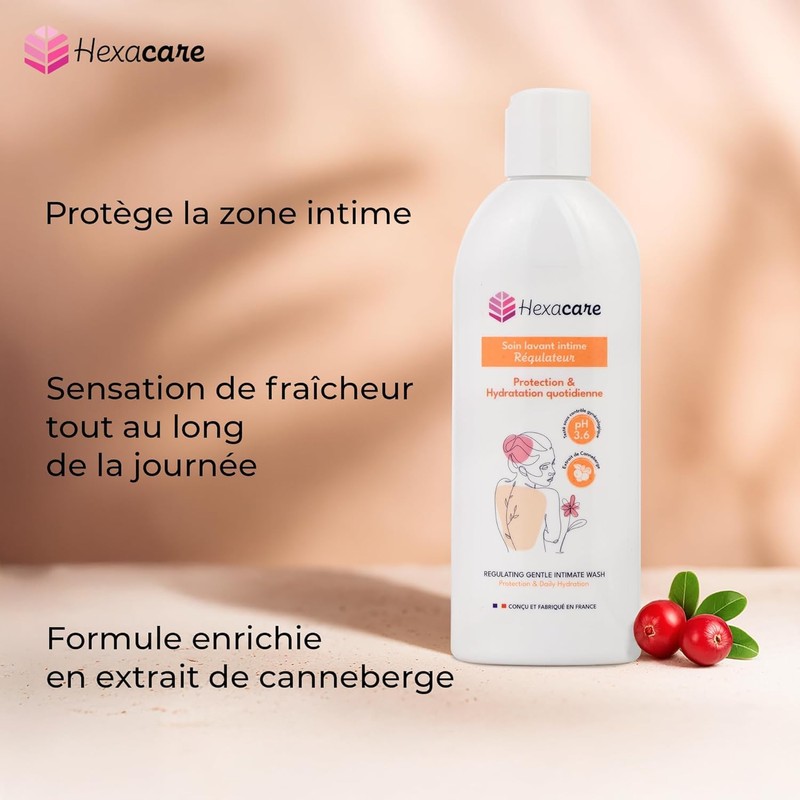 Hexacare 2 x Intimate Wash Gel 200ml pH 3.6 Enriched