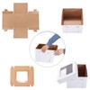Huoshange Tall Cake Boxes for Tier Cakes,12x12x12 Inch [3 Pack