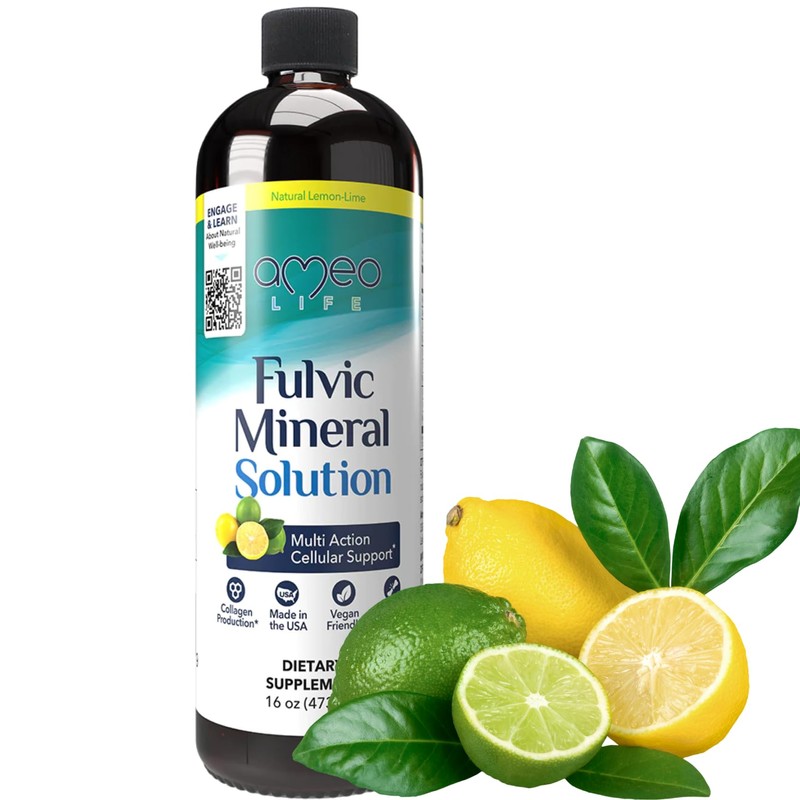 Ameo Life Fulvic Acid Mineral - Supporting Gut, Digestion, Brain