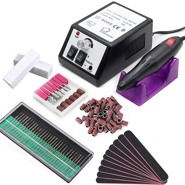 20000RPM Nail Set Drill Machine Electric Manicure Milling Cutter Kit