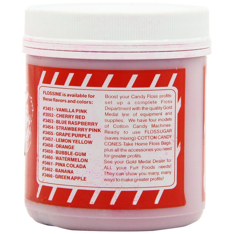 Gold Medal Flossine Can, Bubble Gum, 1-Pound