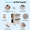 Extra Large Double Pet Carrier with 2 Detachable Carrier Bags,