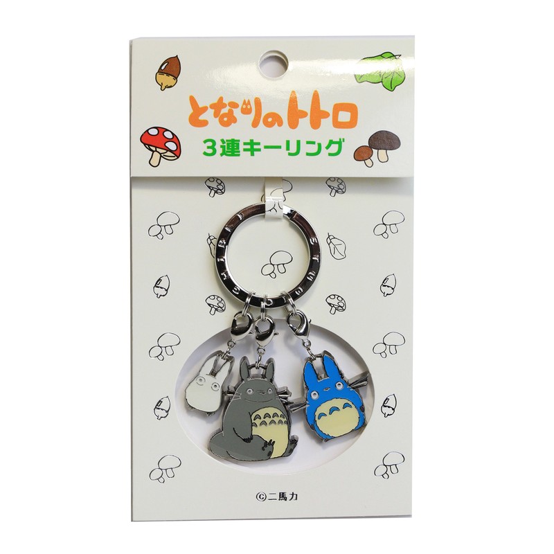 My Neighbor Totoro Key Chain, 3 Row Totoro JH-11
