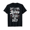 Just A Girl Who Loves Jesus And Sheep Gift Women