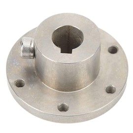 Stainless Steel Key Hub, 18014 Flange Coupling Connector 14mm 0.6in RC Shaft Coupling Replacement Parts with Chain Slot for RC Accessory