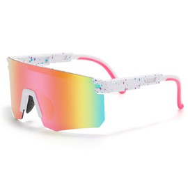 QUSBOI Polarized Baseball Sunglasses For Youth Boys Girls Teens Kids UV400 Sports Cycling Glasses - QAY20