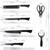 Unbranded 6-Piece Professional Kitchen Knife Set – High Carbon Forged