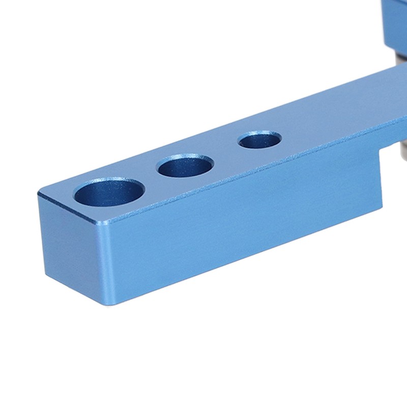 11Pcs Drill Hole Guide Jig Aluminium Alloy Dowel Drilling Locator