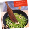 Hemoton Wooden Spurtles Wood Spatula Slotted Spurtle Stirring Spatula Wooden