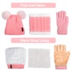 Kids Winter Hats Gloves Scarf Set for Girls Toddler Beanie