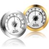 Frienda 2 Pcs Hydrometer 2 Inch Humidity Meter Cigar Humidor