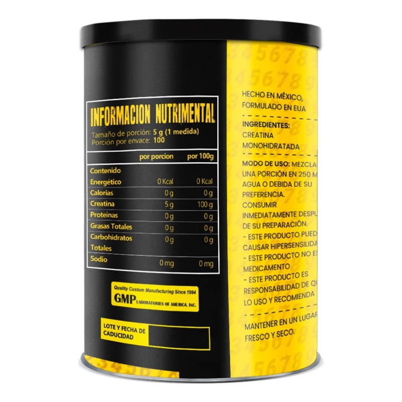 Creatina Monohidratada 500g D-mon En Polvo Sabores Sandía