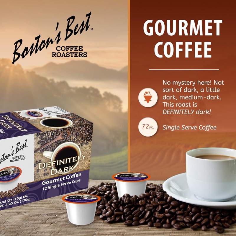 Boston’s Best Coffee - Definitely Dark Roast Coffee, Bold &