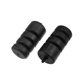 A ABSOPRO - Kit de tope de neumático de repuesto para portón trasero para Jeep Wrangler JL 2018-2023 - Tope de tope de poliuretano extendido, 2 piezas de repuesto