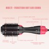 MultiFunctional Hair Dryer Blowing Comb Adjustable Hair Straightening Curler Styling