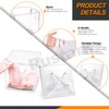Rustark 1 Pack White Mesh Pop Up Laundry Hampers Foldable