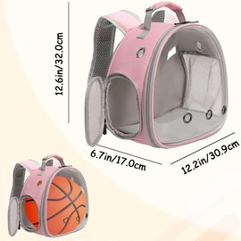 Guinea Pig Backpack, Space Capsule Bubble Window Small Animal Backpack for Guinea Pig, Bird Bunny Rabbit