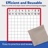 Artreeiger 12 Pcs Dry Erase Math Hundreds Chart, Double Sided