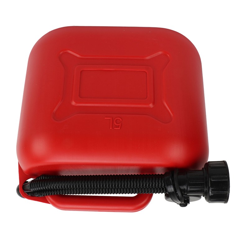 Gas Can 5L 1.3 Gallon ABS Leakage Free Red Portable