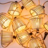 OKINAWA Fairy Lights Outdoor Jute Cable L8 m Brown New