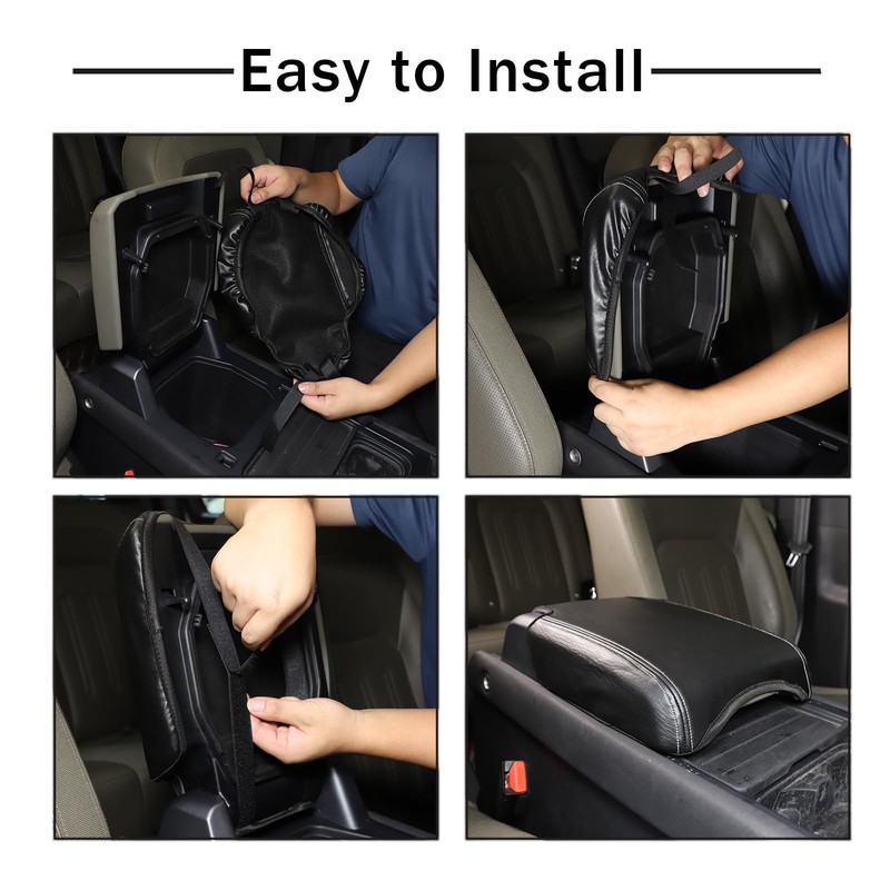 HIRUFAIT Center Console Armrest Cover Compatible with Land Rover Defender