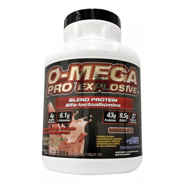 F&NT FOOD & NUTRITION TECHNOLOGIES PROFESSIONAL GOLD LINE Omega Pro Explosive 3,500 Gr Blend Protein Whey Protein F&nt