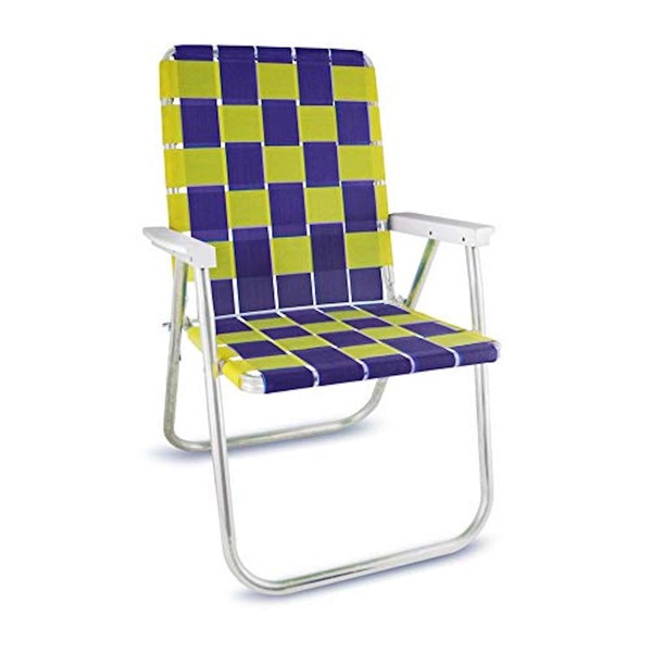 Lawn Chair USA | Folding Aluminum Webbed Chair for Camping,