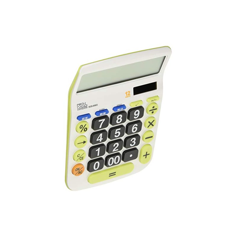 Nakabayashi ECD-8503G Desktop Calculator Large Key Type L 12 Digit