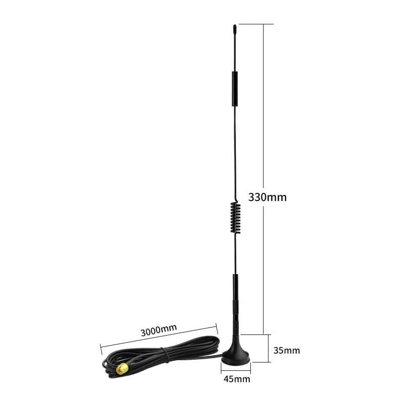 Bingfu High Gain 5dBi 4G LTE Cellular Mimo SMA Magnetic