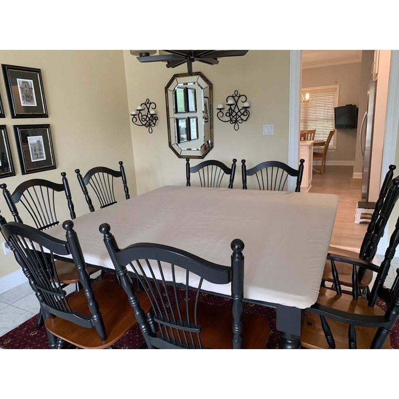 playezze Felt Table Cover Bonnet for Square or Card Tables