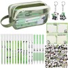 Panda Stationery Set, Large Capacity Multi-layer Pencil Case, Sticky Notes,
