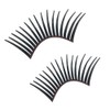 Enteek 3D Car Eyelashes Vinly Sticker Big Long Eye for