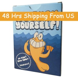 48 Hrs Shipping Frpm US -3 Pack Go F*I** Yourself- The Go Fish Game of Life's Little Humiliations - Adult 18+:_1 Pack