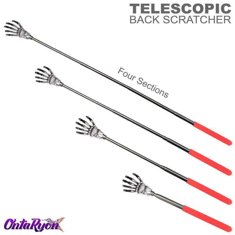 OntaRyon Telescopic Back Scratcher Gift Idea for Men and Women