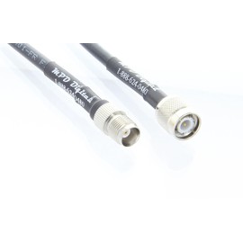 MPD Digital RG8X Iridium Satellite Phone Antenna Extension Cable TNC Male & Female RF Connectors USA Made, 15FT