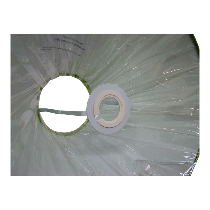 9" Coolie Ceiling Table Lamp Shade Black Cream Lt Blue