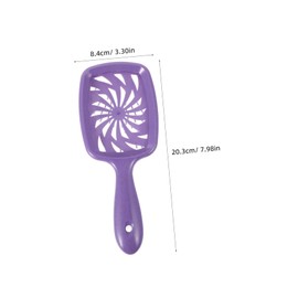 FRCOLOR Portable Hollow Out Hair Brush for Wet and Dry Styling Static and Dandruff Comb Scalp Massage for Women Grooming Needs