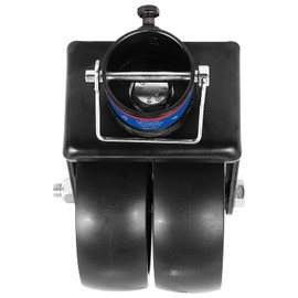 Boat Trailer Jack Wheels Trailer Jack Wheel Replacement,Dual Trailer Swirl Jack Caster Wheel with Pin (2000lbs)