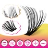 WLFRHD Eyelash Extensions, 320 Pieces, Lash Extension Set, 40 +