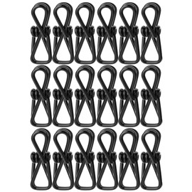 Mr. Pen- Chip Clips, 18 Pack, 2 Inch, Black, PVC-Coated Utility Clips for Food Bags