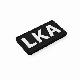 Patch Force - LKA rubber patch as a badge for police uniform, police vest, use bag, jacket or backpack - police equipment